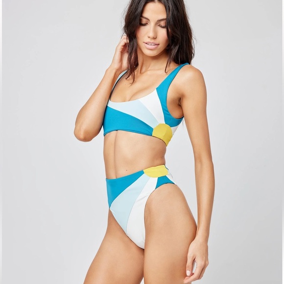 NWT L*Space Bikini in Lizzie Sunburst - Top and Bottom - Picture 1 of 5